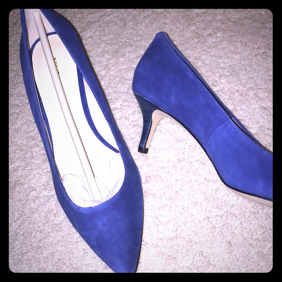 Nine West Shoes - blue suede shoes. NWT